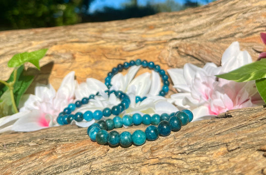 APATITE BLEUE 8mm